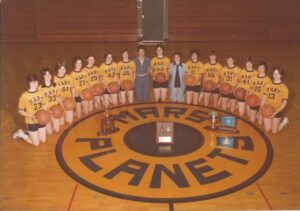 2014 - The 1976-77 Mars High School Lady Planets Basketball Team